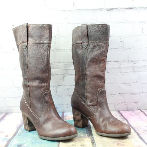 TIMBERLAND Mid Calf Slip On Winter Casual Boots 7 - Picture 3 of 9